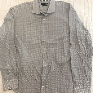 Bugatchi XLClassic fit long sleeve button up men’s shirt.